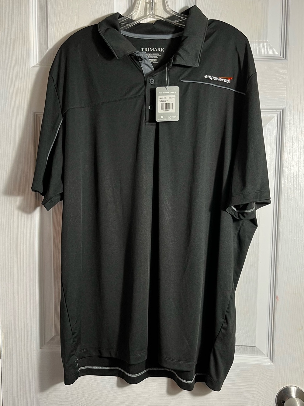 NWT Trimark Men’s Black 3XL Polo Shirt
